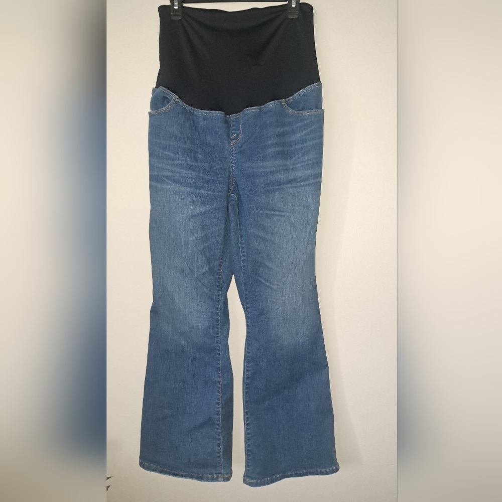 Isabel Maternity by Ingrid & Isabel Blue Flare Jeans